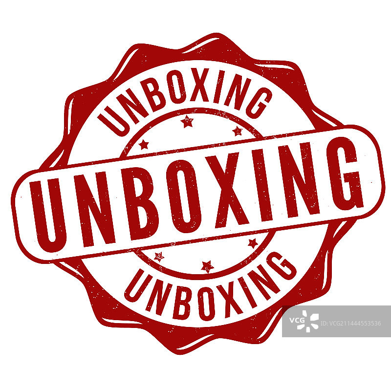 开箱复古橡胶印章图片素材