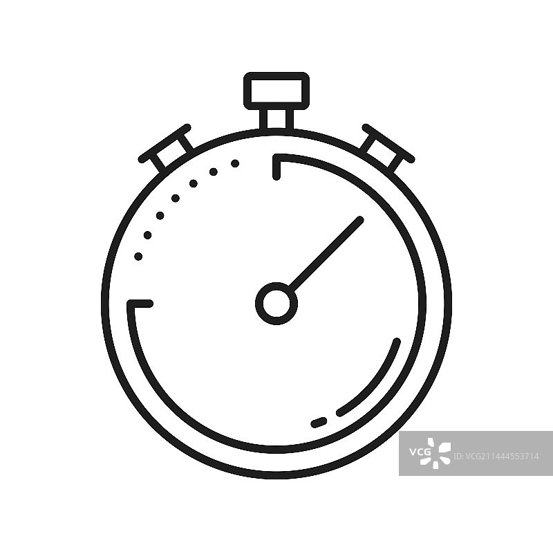 秒表计时器隔离秒表追踪器图标图片素材