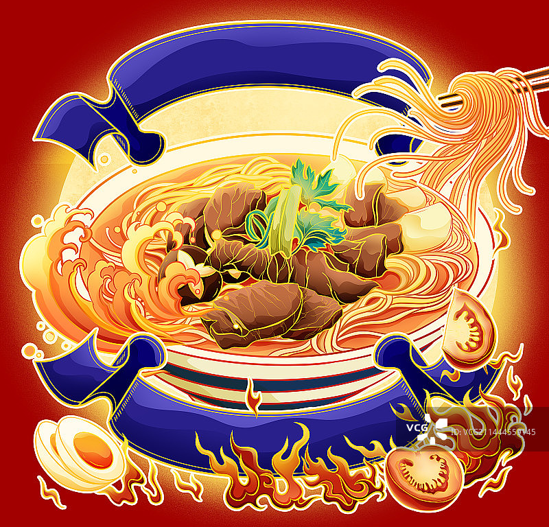 牛肉乌冬面图片素材