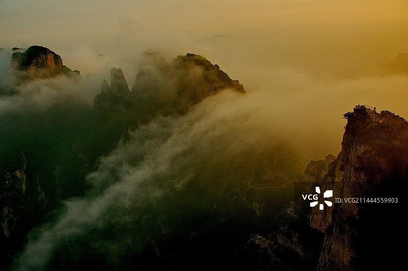 山西省晋城市陵川县王莽岭风景区图片素材