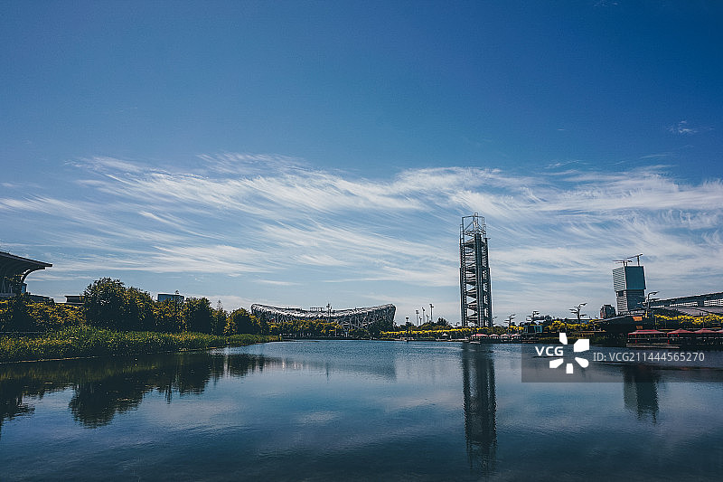 城市天际线风光图片素材