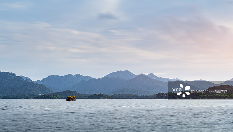 杭州西湖山水景观图片素材