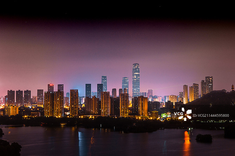 长沙夜色图片素材