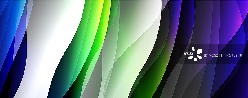 潮流简洁的渐变抽象的流体色彩图片素材