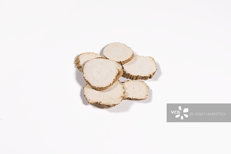 白背景中草药药材白芷图片素材