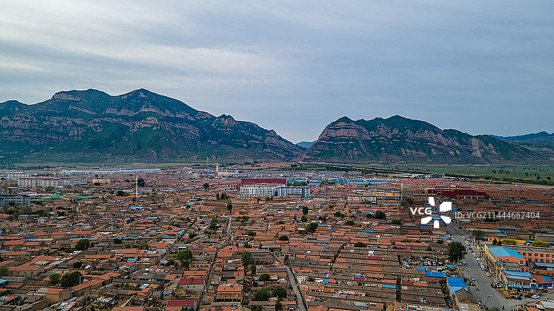 浑源县 航拍  山西 大同图片素材