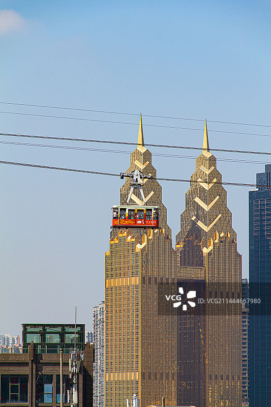 重庆双子塔风貌图片素材