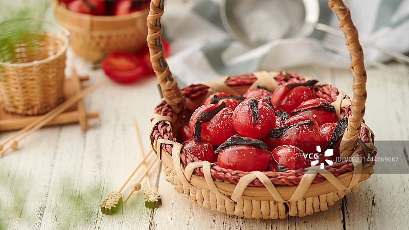 番茄乌梅图片素材