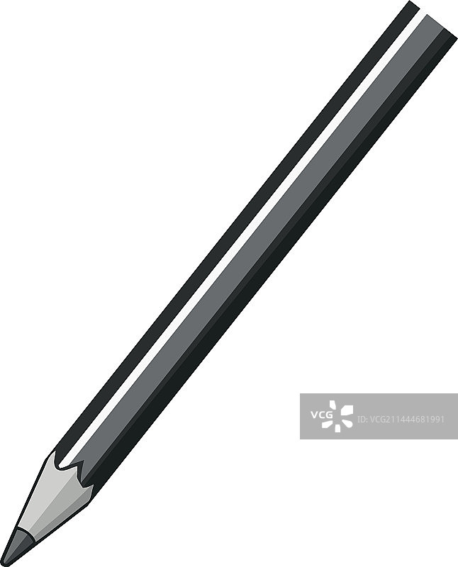 白色背景上的铅笔图标图片素材