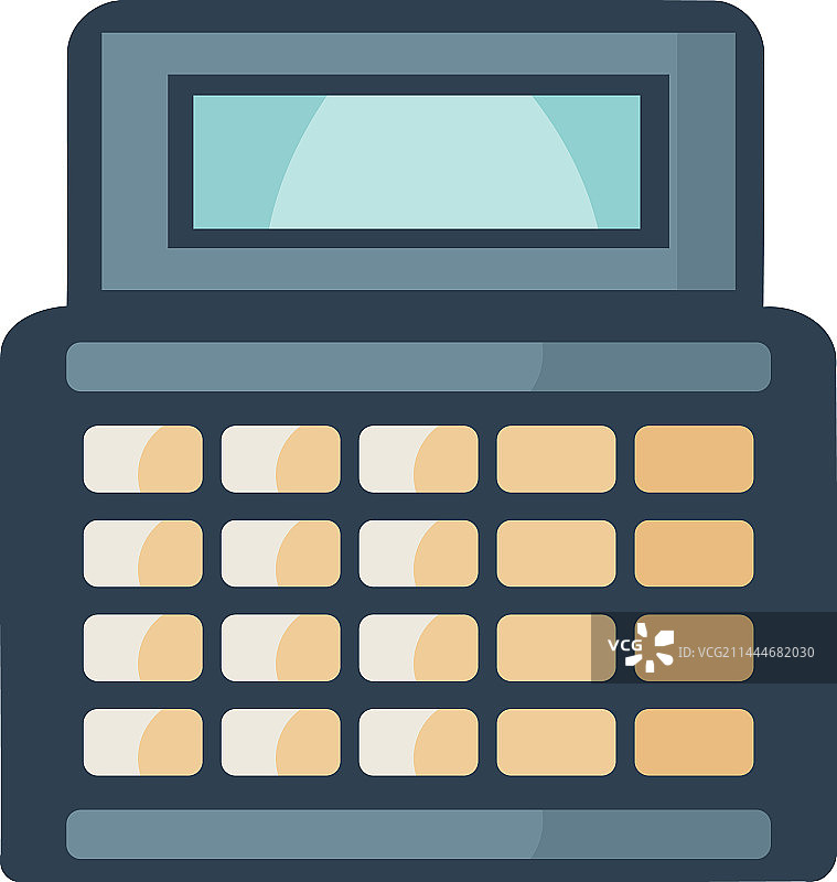 现代金融设备计算器图标图片素材