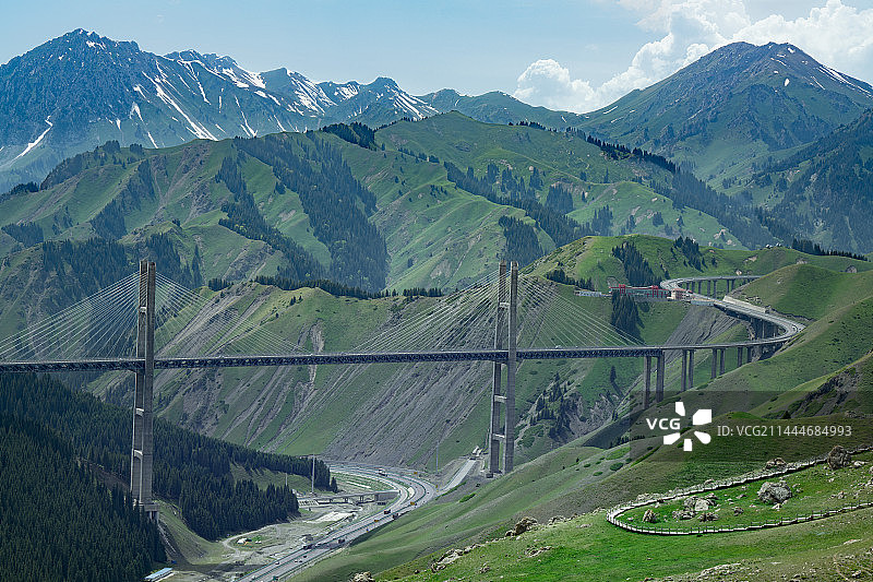 果子沟美景图片素材