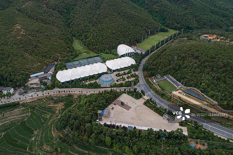 云南省玉溪市红塔网球场图片素材