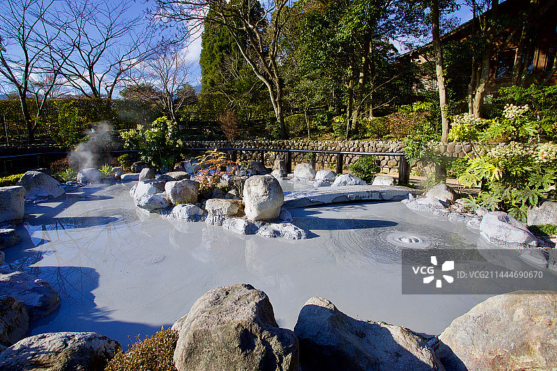 日本别府温泉图片素材