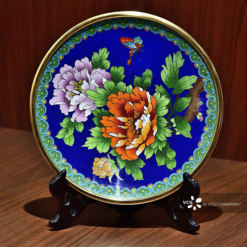 中国非物质文化遗产——《景泰蓝》图片素材