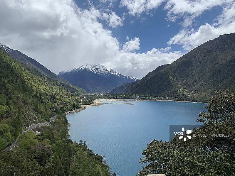 巴松措图片素材