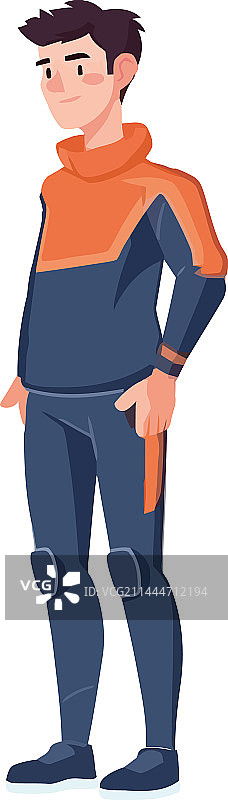 穿着运动衫的男士图片素材