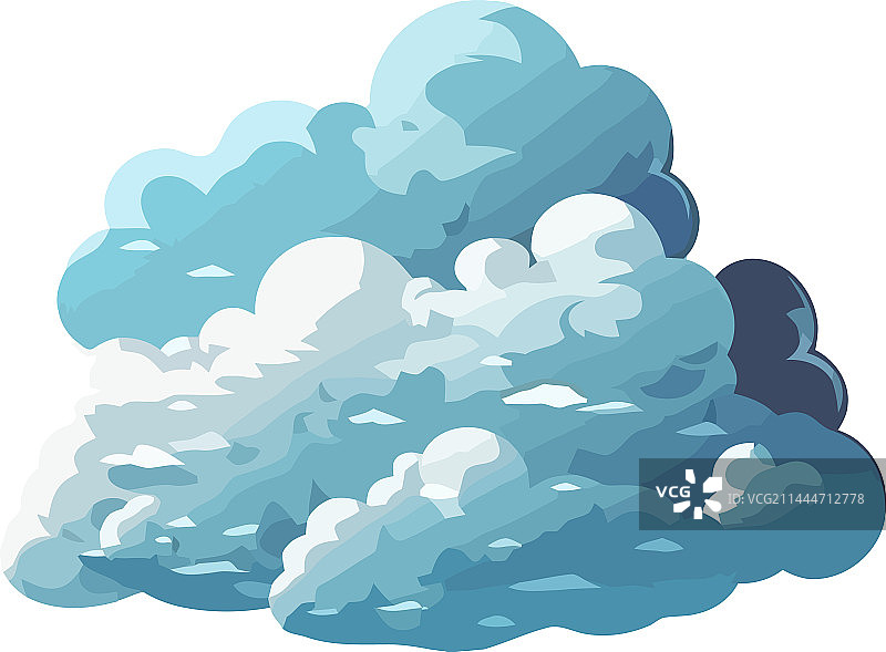 柔和的云彩图片素材