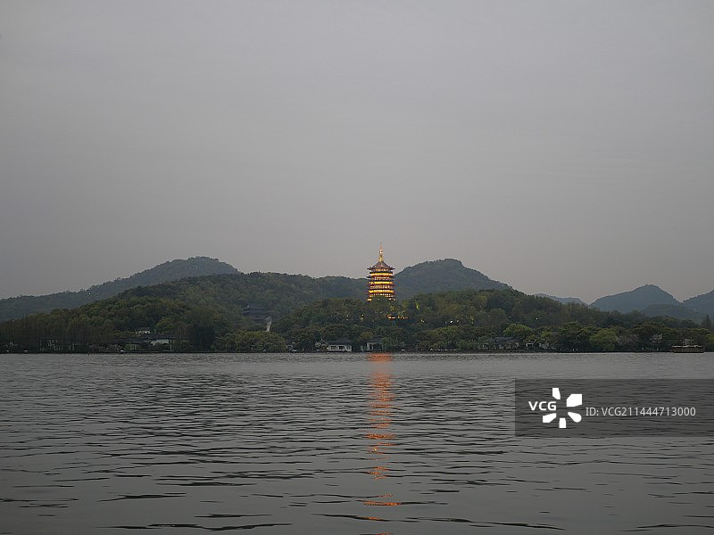 西湖-雷峰塔图片素材
