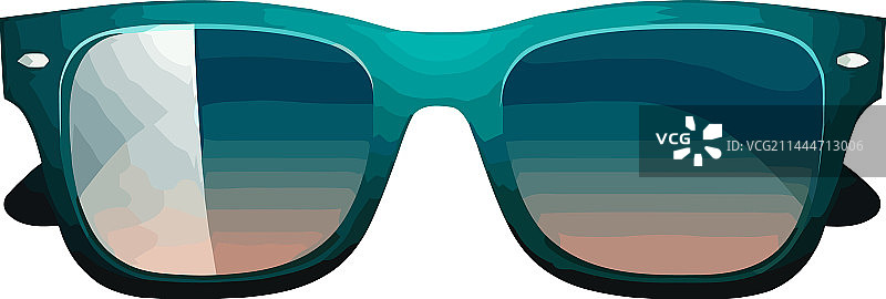 时尚太阳镜框架的现代优雅图片素材