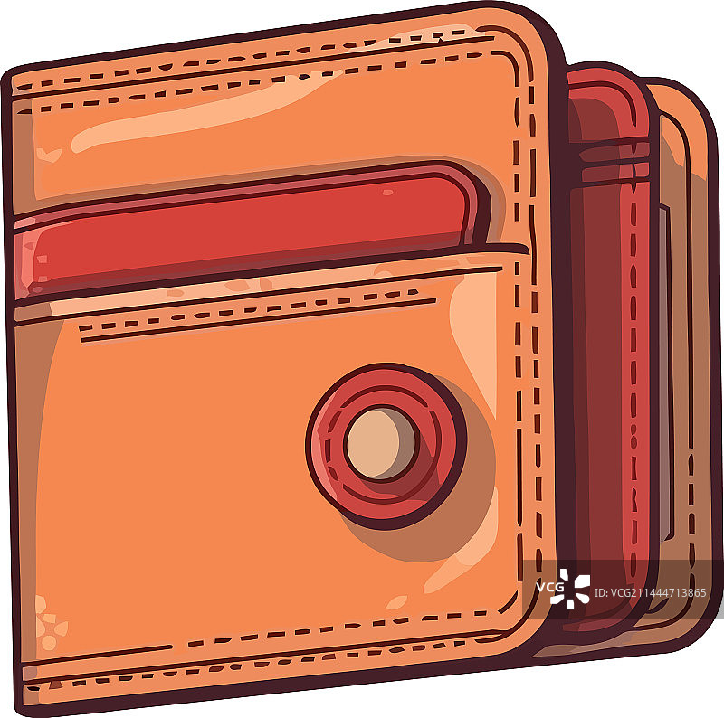 白色背景上的钱包图标图片素材