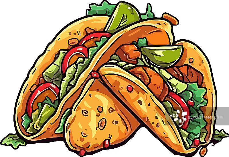 牛肉香料美食玉米卷图片素材