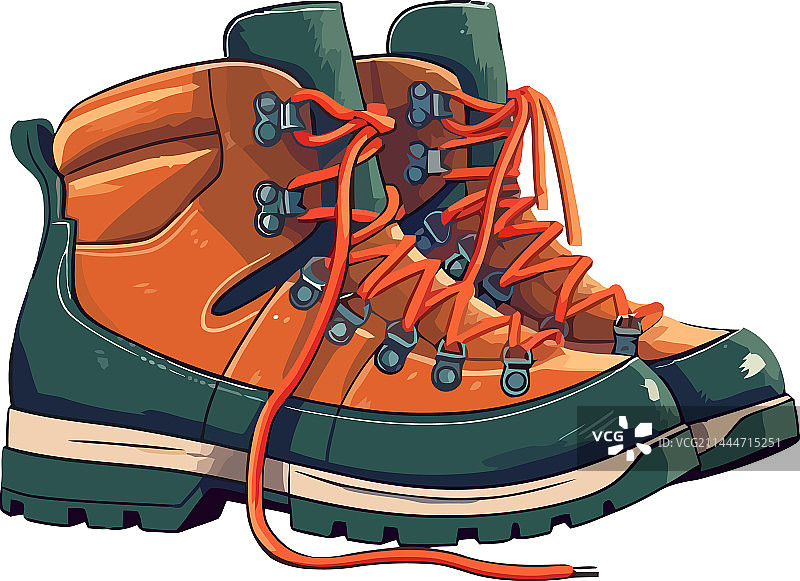徒步靴个人配饰图片素材
