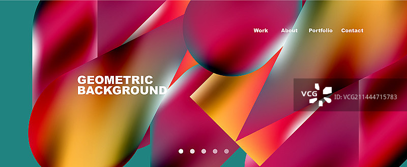 Glassmorphism登陆页背景模板图片素材