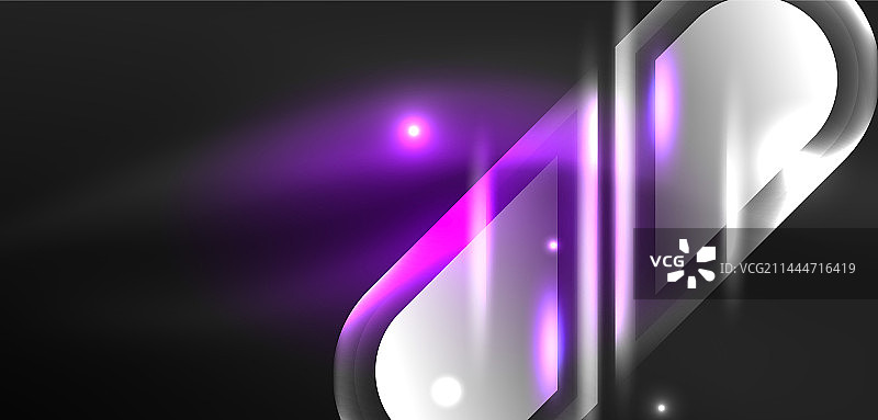 抽象背景发光霓虹灯几何图片素材