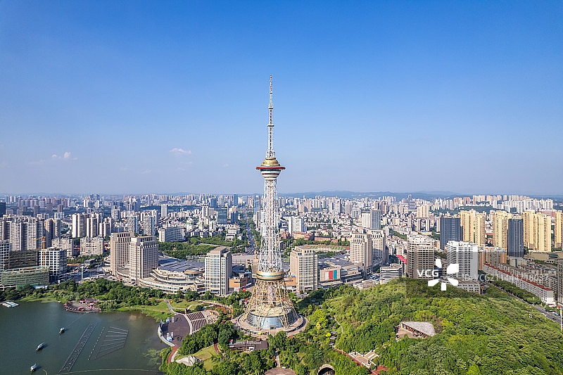 中国湖南省株洲神农塔图片素材