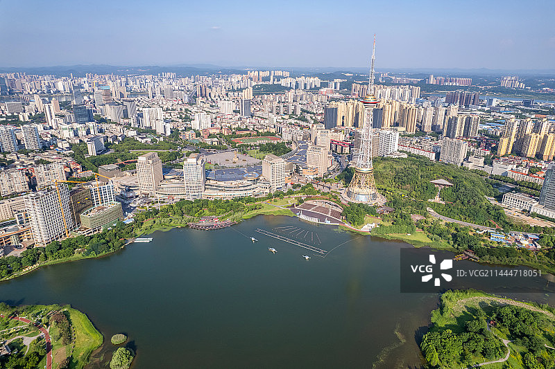 中国株洲市神农湖风光图片素材