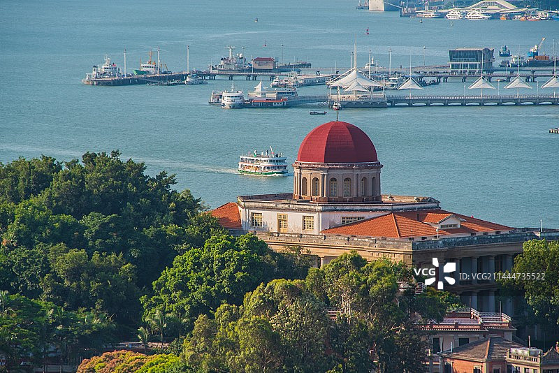 鼓浪屿风光建筑-八卦楼图片素材