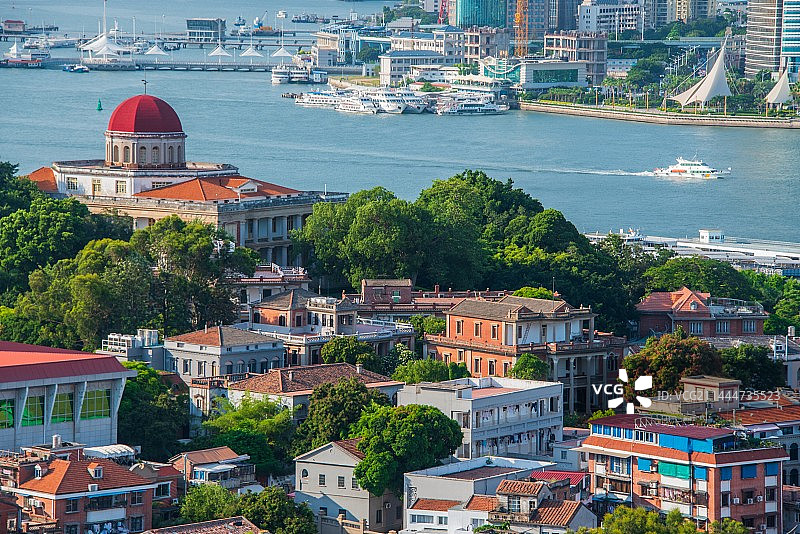 鼓浪屿风光建筑-八卦楼图片素材