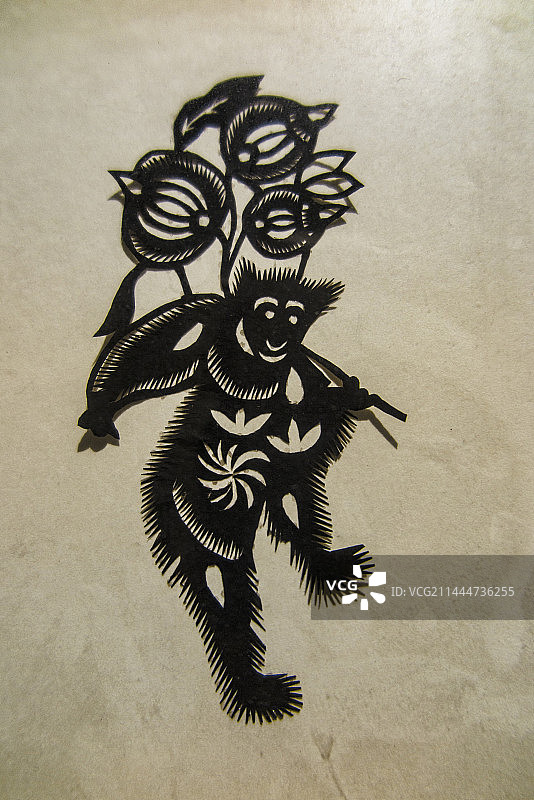 烟台美术馆馆藏，烟台画院馆藏，晚清剪纸，胶东民间艺术，生活美学图片素材