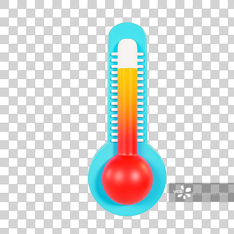 3D立体温度计元素图片素材