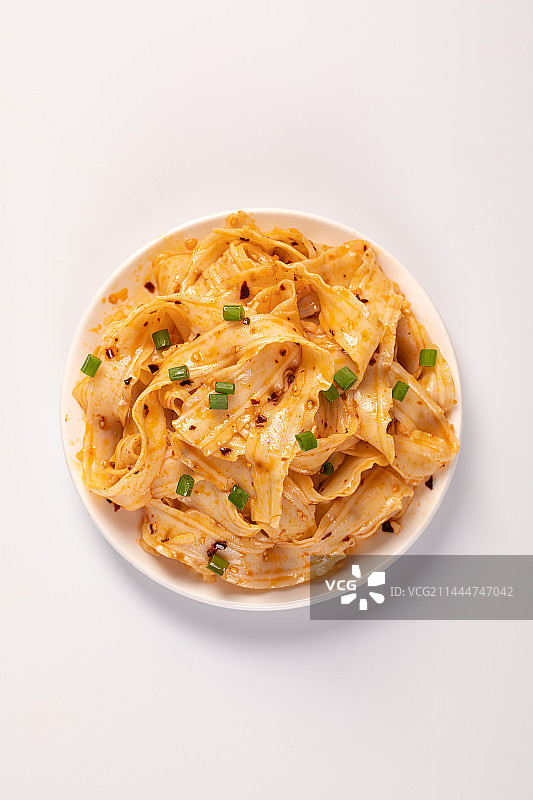 拌山药刀削面图片素材