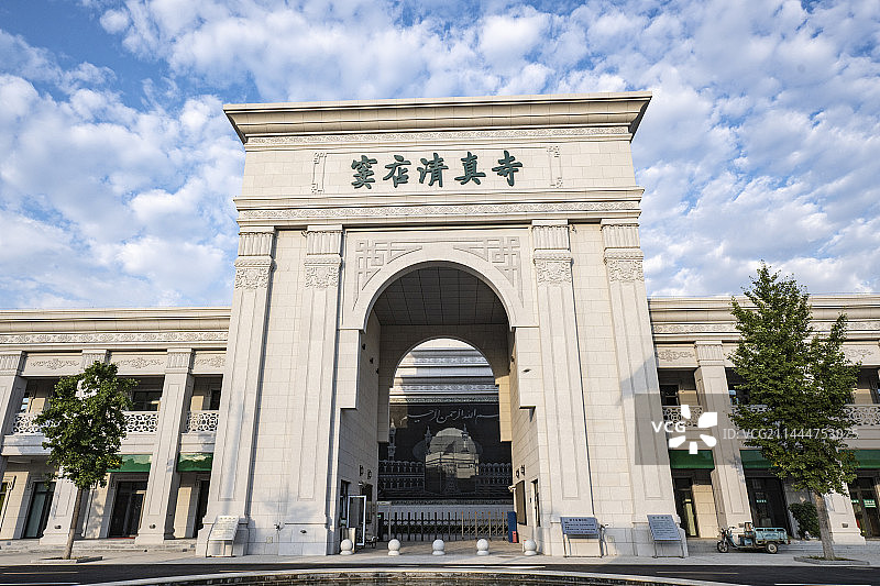 北京窦店清真寺图片素材