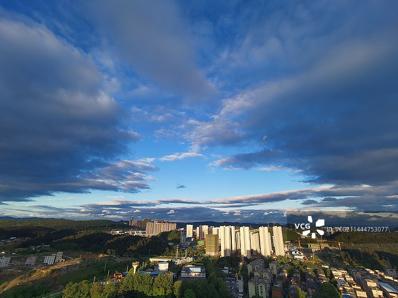 贵阳日落图片素材