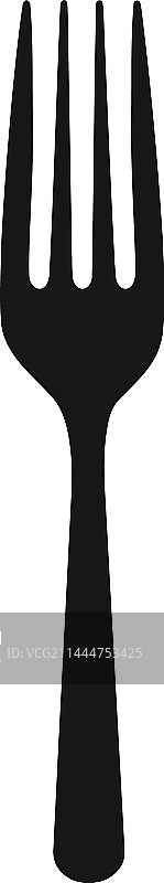 黑色叉子设计图片素材