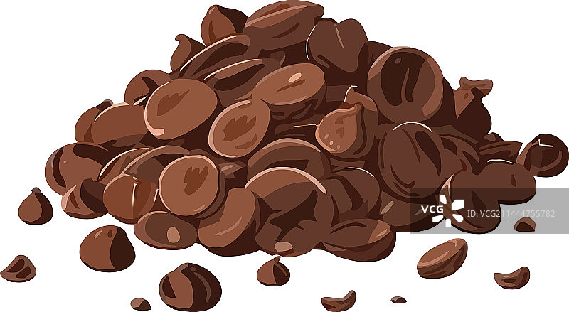 有机咖啡豆图片素材