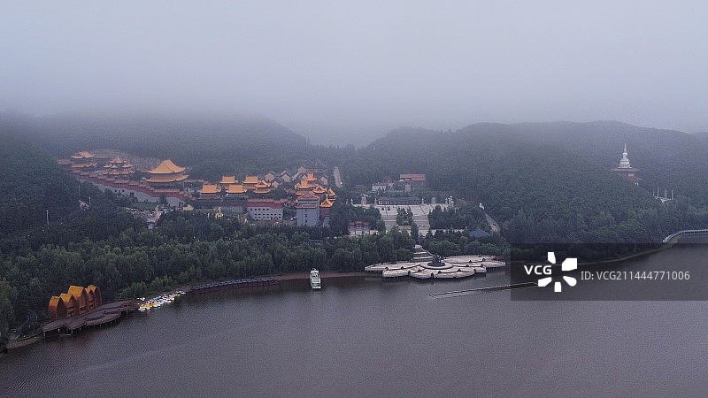 正觉寺晨曦图片素材