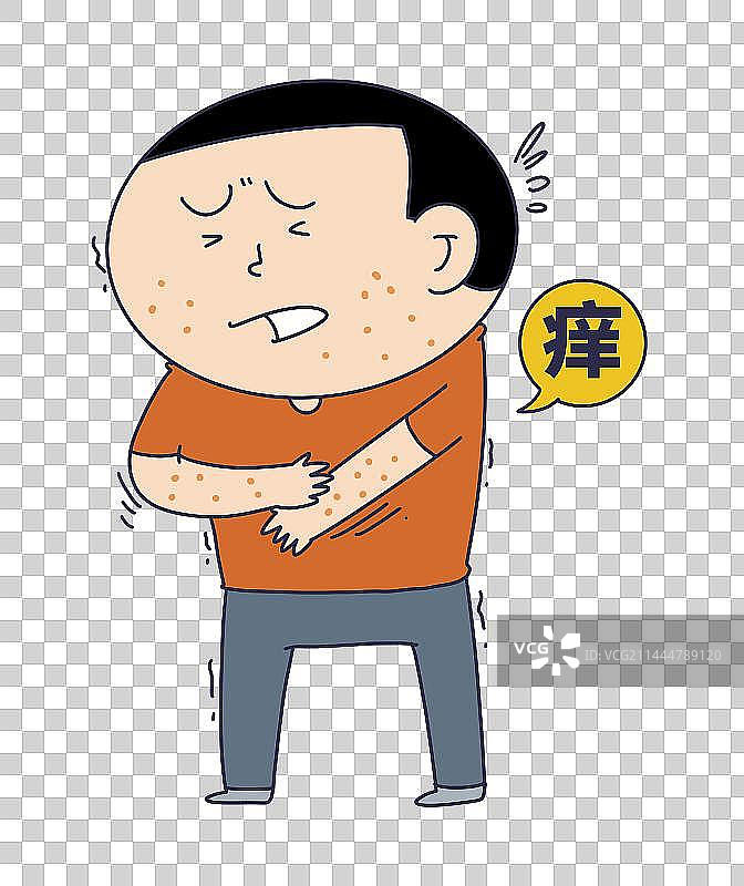 元素：过敏人物图片素材