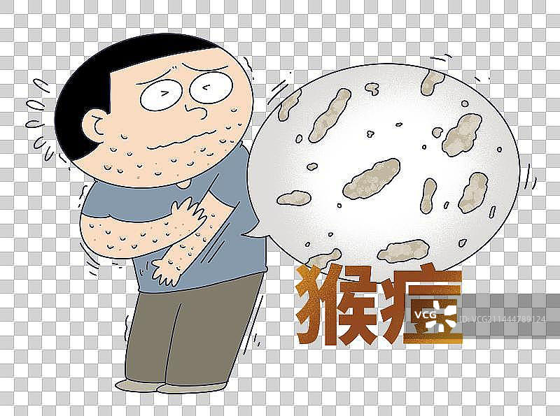 元素：猴痘病毒图片素材