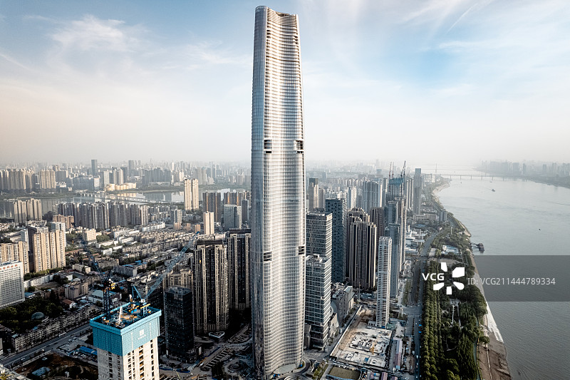 武汉绿地中心图片素材