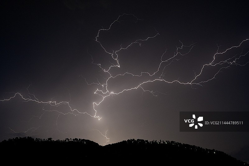 涪陵雷暴图片素材