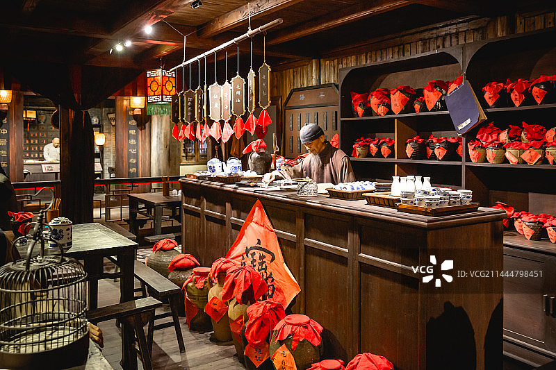 古代茶馆图片素材