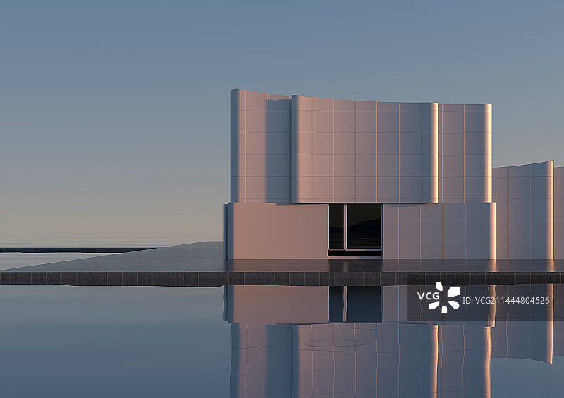 混凝土建筑体图片素材