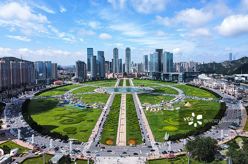 大连星海广场图片素材