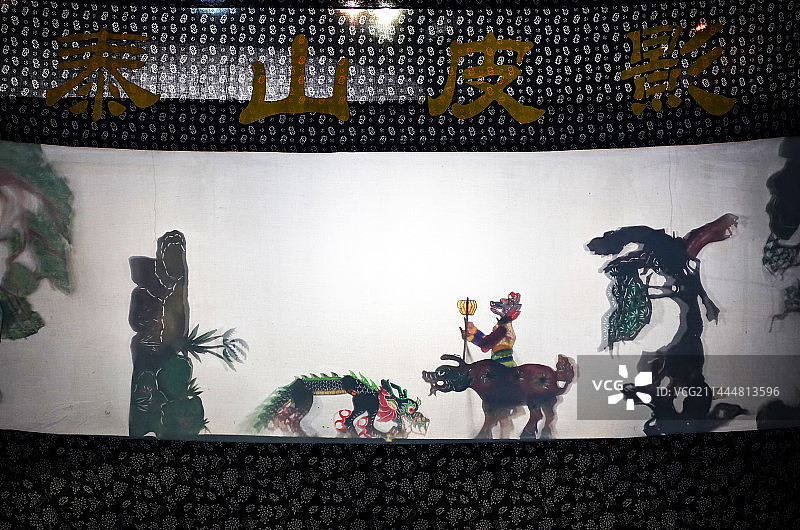 创意配图：皮影戏 传统图片素材