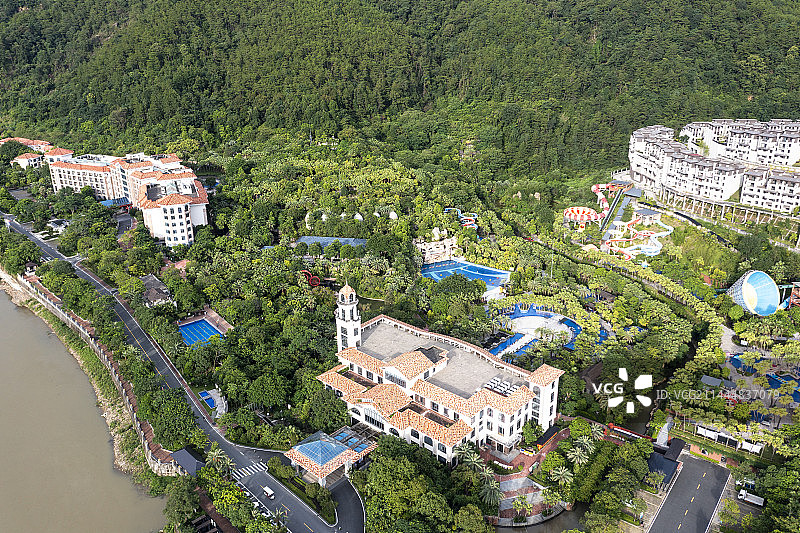 永定区，永定河，天子温泉生态旅游区，天子温泉旅游度假区图片素材