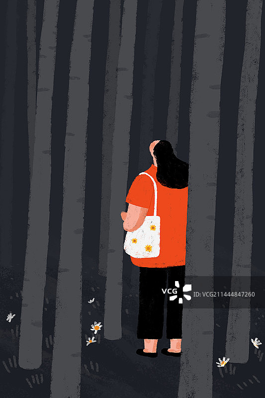 迷失的女孩图片素材